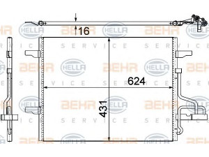 HELLA 8FC 351 319-401 kondensatorius, oro kondicionierius 
 Oro kondicionavimas -> Kondensatorius
1 522 067, 8V4119710AB