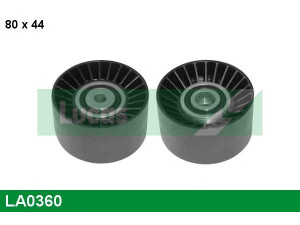 LUCAS ENGINE DRIVE LA0360 kreipiantysis skriemulys, V formos rumbuotas diržas 
 Diržinė pavara -> V formos rumbuotas diržas/komplektas -> Laisvasis/kreipiamasis skriemulys
5500433, A0005500433