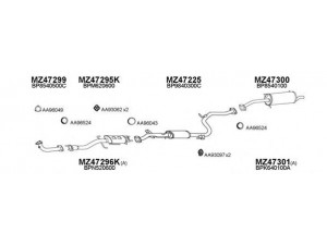 VENEPORTE 470046 išmetimo sistema 
 Išmetimo sistema -> Išmetimo sistema, visa