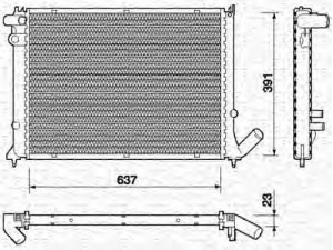 MAGNETI MARELLI 350213717000 radiatorius, variklio aušinimas 
 Aušinimo sistema -> Radiatorius/alyvos aušintuvas -> Radiatorius/dalys
1301FN, 1301FS, 1301GA