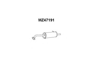 VENEPORTE MZ47191 galinis duslintuvas 
 Išmetimo sistema -> Duslintuvas
ZL0740100A, ZL0740100E