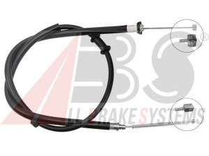A.B.S. K13889 trosas, stovėjimo stabdys 
 Stabdžių sistema -> Valdymo svirtys/trosai
51900391