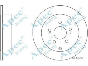 APEC braking DSK2353 stabdžių diskas 
 Dviratė transporto priemonės -> Stabdžių sistema -> Stabdžių diskai / priedai
MR569681, MR955407, MR955408