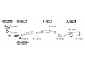 VENEPORTE 800650 išmetimo sistema 
 Išmetimo sistema -> Išmetimo sistema, visa
