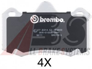 A.B.S. 37471S stabdžių trinkelių rinkinys, diskinis stabdys 
 Techninės priežiūros dalys -> Papildomas remontas
6020 013 035, 6LL.698.151, A132J0001S