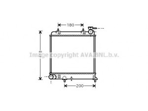 AVA QUALITY COOLING HYA2085 radiatorius, variklio aušinimas 
 Aušinimo sistema -> Radiatorius/alyvos aušintuvas -> Radiatorius/dalys
2531025050, 2531025Q10, 2531025Q11