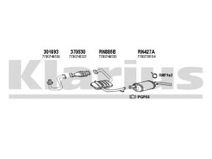 KLARIUS 720234U išmetimo sistema 
 Išmetimo sistema -> Išmetimo sistema, visa