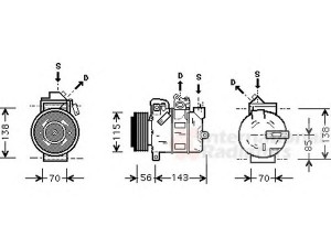 VAN WEZEL 3700K357 kompresorius, oro kondicionierius 
 Oro kondicionavimas -> Kompresorius/dalys
24430319, 6854001, 6854001-24430319