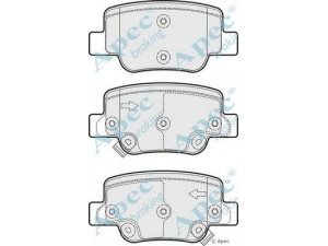 APEC braking PAD1799 stabdžių trinkelių rinkinys, diskinis stabdys 
 Techninės priežiūros dalys -> Papildomas remontas
044660F010, 44660F010