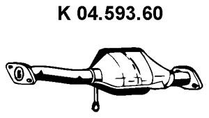 EBERSPÄCHER 04.593.60 katalizatoriaus keitiklis 
 Išmetimo sistema -> Katalizatoriaus keitiklis
1 031 996, 1 046 137, 1 231 996