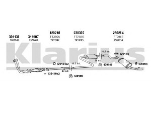 KLARIUS 330198E išmetimo sistema 
 Išmetimo sistema -> Išmetimo sistema, visa
