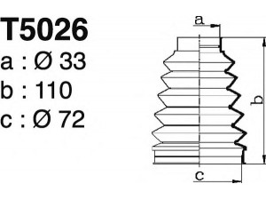 DEPA T5026 gofruotoji membrana, kardaninis velenas 
 Ratų pavara -> Gofruotoji membrana
1683600168