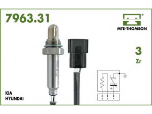 MTE-THOMSON 7963.31.035 lambda jutiklis 
 Variklis -> Variklio elektra
3921022018, 3921022019