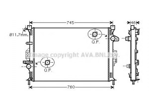 AVA QUALITY COOLING FD2421 radiatorius, variklio aušinimas 
 Aušinimo sistema -> Radiatorius/alyvos aušintuvas -> Radiatorius/dalys
1377542, 1493773, 1762395, 6G918005DB