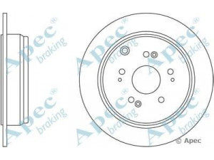 APEC braking DSK2597 stabdžių diskas 
 Stabdžių sistema -> Diskinis stabdys -> Stabdžių diskas
42510S9AE50, 42510SCAE50