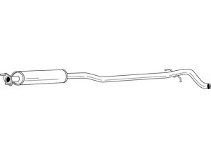 AKS DASIS SG53438 vidurinis duslintuvas