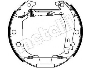METELLI 51-0143 stabdžių trinkelių komplektas 
 Techninės priežiūros dalys -> Papildomas remontas