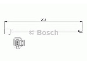 BOSCH 1 987 473 527 įspėjimo kontaktas, stabdžių trinkelių susidėvėjimas
7P0907637A, 958 612 365 00, 7P0 907 637 A