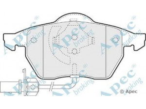 APEC braking PAD964 stabdžių trinkelių rinkinys, diskinis stabdys 
 Techninės priežiūros dalys -> Papildomas remontas
4B0698151, 4B0698151A, 4B0698151AB
