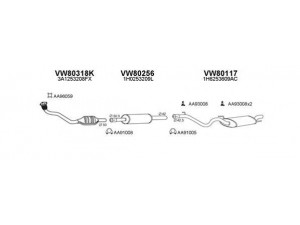VENEPORTE 800052 išmetimo sistema 
 Išmetimo sistema -> Išmetimo sistema, visa