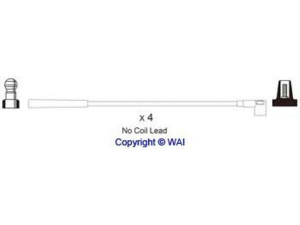 WAIglobal SL327 uždegimo laido komplektas