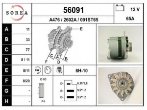 EAI 56091 kintamosios srovės generatorius