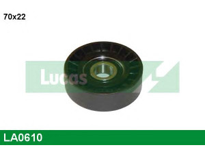 LUCAS ENGINE DRIVE LA0610 kreipiantysis skriemulys, V formos rumbuotas diržas 
 Diržinė pavara -> V formos rumbuotas diržas/komplektas -> Laisvasis/kreipiamasis skriemulys
1340556