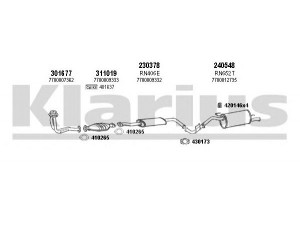 KLARIUS 720677E išmetimo sistema