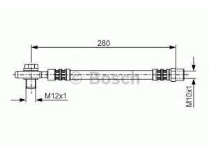 BOSCH 1 987 481 082 stabdžių žarnelė 
 Stabdžių sistema -> Stabdžių žarnelės
4D0 611 775 D, 4D0 611 775 G, 4D0 611 775 D