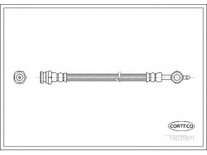 CORTECO 19035871 stabdžių žarnelė
G21D43810B