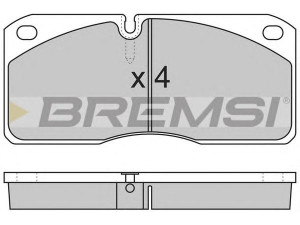 BREMSI BP7258 stabdžių trinkelių rinkinys, diskinis stabdys 
 Techninės priežiūros dalys -> Papildomas remontas
5001825639, MDP5005, MDP5020, MDP5453