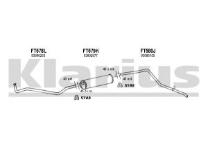 KLARIUS 330467U išmetimo sistema