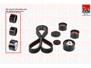 FAI AutoParts TBK354 paskirstymo diržo komplektas 
 Techninės priežiūros dalys -> Papildomas remontas
7701471367