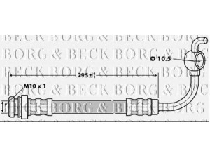BORG & BECK BBH6808 stabdžių žarnelė 
 Stabdžių sistema -> Stabdžių žarnelės
NA01-43-990, NA0143990, NA0143990A