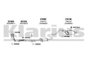KLARIUS 270492E išmetimo sistema