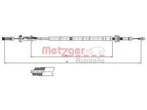 METZGER 10.0904 akceleratoriaus trosas 
 Variklis -> Oro tiekimas -> Akceleratoriaus trosas/jungtis
1J1 721 555K, 1J1 721 555Q, 1J1 721 555N