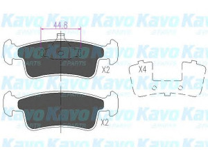 KAVO PARTS KBP-8514 stabdžių trinkelių rinkinys, diskinis stabdys 
 Techninės priežiūros dalys -> Papildomas remontas
5511083810, 5511083300, 5515083300