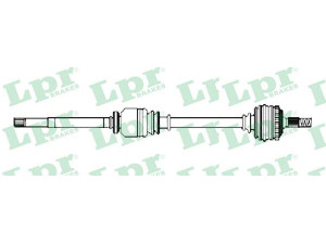 LPR DS52304 kardaninis velenas 
 Ratų pavara -> Kardaninis velenas
3273PN, 3273PX