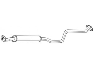 AKS DASIS SG34435 vidurinis duslintuvas