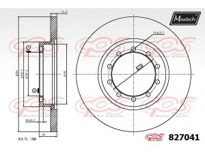 MAXTECH 827041.6980 stabdžių diskas
1488311, 8C1V-2A315-AA