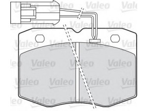 VALEO 598586 stabdžių trinkelių rinkinys, diskinis stabdys 
 Techninės priežiūros dalys -> Papildomas remontas
1906428