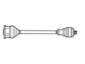 CEVAM N5612Z kardaninis velenas 
 Ratų pavara -> Kardaninis velenas
8E0407271AT, 8E0407271S