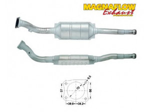 MAGNAFLOW 89220 katalizatoriaus keitiklis 
 Išmetimo sistema -> Katalizatoriaus keitiklis
1275421-4