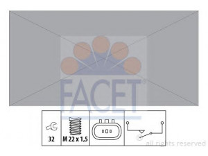 FACET 7.6308 jungiklis, atbulinės eigos žibintas 
 Elektros įranga -> Šviesų jungikliai/relės/valdymas -> Šviesų jungiklis/svirtis
43869-23000, 43869 23000