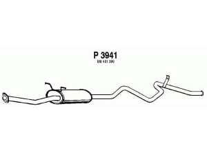 FENNO P3941 galinis duslintuvas 
 Išmetimo sistema -> Duslintuvas
MB431399
