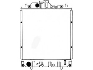 SAKURA  Automotive 1081-0217 radiatorius, variklio aušinimas