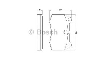 BOSCH 0 986 424 209 stabdžių trinkelių rinkinys, diskinis stabdys
34 11 1 161 975, 34 11 1 162 210