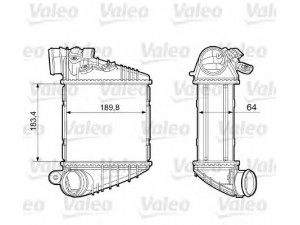 VALEO 817457 tarpinis suslėgto oro aušintuvas, kompresorius 
 Variklis -> Oro tiekimas -> Įkrovos agregatas (turbo/superįkrova) -> Tarpinis suslėgto oro aušintuvas
1J0145803A, 1J0145803F, 1J0145803T