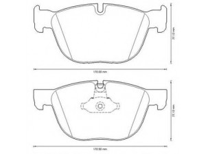 JURID 573300J stabdžių trinkelių rinkinys, diskinis stabdys 
 Techninės priežiūros dalys -> Papildomas remontas
34114074370, 34116778403, 34116779293