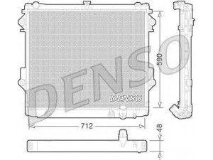DENSO DRM50074 radiatorius, variklio aušinimas 
 Aušinimo sistema -> Radiatorius/alyvos aušintuvas -> Radiatorius/dalys
1640050380